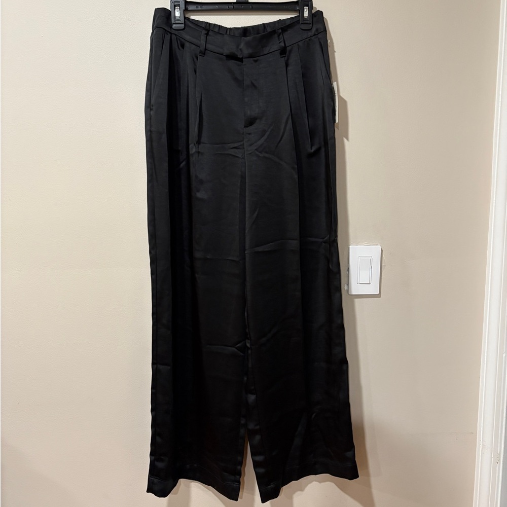 Black Silk Dress Pants